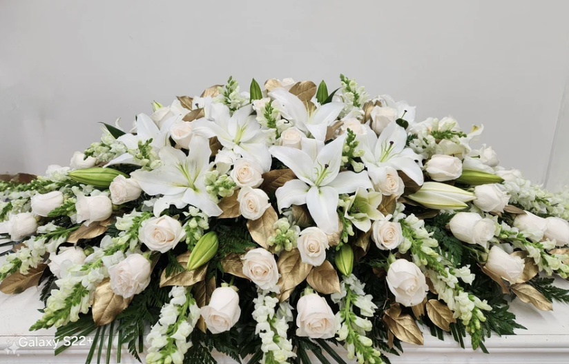 Glorious Life Casket Spray